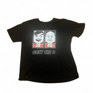 Vintage Tenacious D Obey The D Black Shirt 2XL Jack Black (fits closer to a XL)